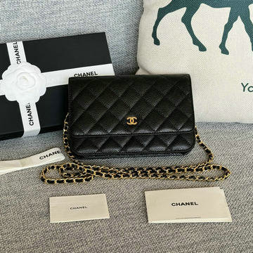 シャネル CHANEL CC-CH0250QDJBK  2023年最新入荷 クラシック チェーンウォレット 斜めがけ ショルダーバッグ フラップバッグ クロスボディバッグ