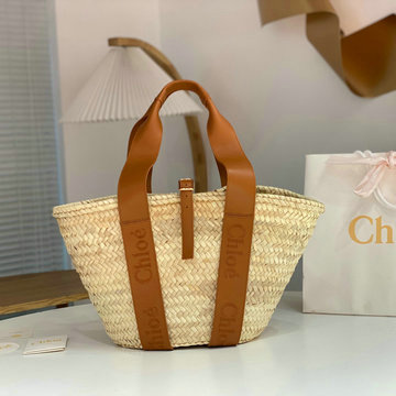 商品名称：クロエ CHLOE 99-CLE23380ZS 2024年最新入荷 ラージ woody バスケットバッグ トートバッグ ハンドバッグ ショッピングバッグ 旅行かばん レディースかばん
