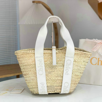 商品名称：クロエ CHLOE 99-CLE23380BS 2024年最新入荷 ラージ woody バスケットバッグ トートバッグ ハンドバッグ ショッピングバッグ 旅行かばん レディースかばん