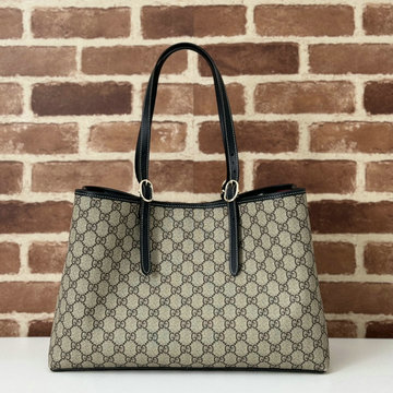 商品名称：グッチ GUCCI 057-GG815213BBK 2024年最新入荷 GGエンブレム ミディアム トートバッグ ハンドバッグ レディース