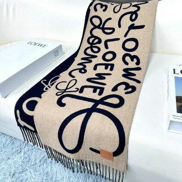 商品名称：ロエベ LOEWE AN-WJLE24007  2025年最新入荷 ロング マフラー ストール カシミヤ 男女兼用