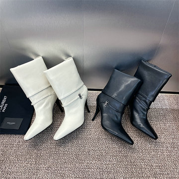 商品名称：イヴサンローラン Saint laurent YSL 26-YSLJ25001P 2025年新作 ショートブーツ ハイヒールシューズ ピンヒール レディースシューズ