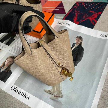 商品名称：エルメス HERMES 2025年新作 マイクロ ピコタン バケットバッグ トートバッグ ハンドバッグ ショッピングバッグ レディース TCレザー