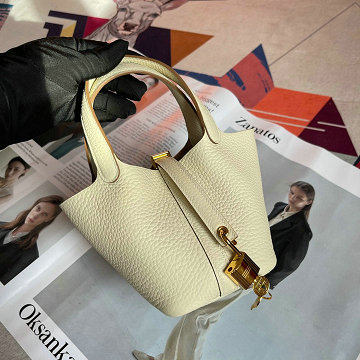 エルメス HERMES 2025年新作 マイクロ ピコタン バケットバッグ トートバッグ ハンドバッグ ショッピングバッグ レディース TCレザー