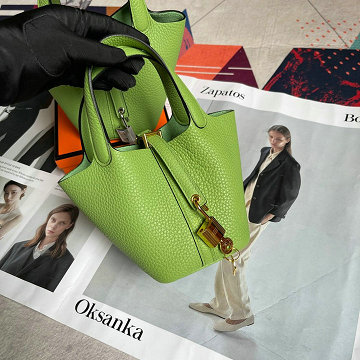 商品名称：エルメス HERMES 2025年新作 マイクロ ピコタン バケットバッグ トートバッグ ハンドバッグ ショッピングバッグ レディース TCレザー
