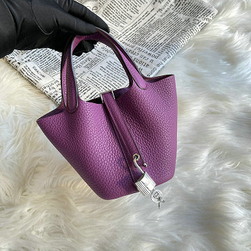 エルメス HERMES 2025年新作 マイクロ ピコタン バケットバッグ トートバッグ ハンドバッグ ショッピングバッグ レディース TCレザー