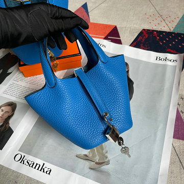 エルメス HERMES 2025年新作 マイクロ ピコタン バケットバッグ トートバッグ ハンドバッグ ショッピングバッグ レディース TCレザー