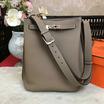 エルメス HERMES 2025年新作 ソーケリー バケットバッグ ショルダーバッグ togo皮