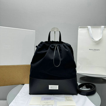 商品名称：メゾンマルジェラ Maison Margiela 99-MAM3467BK　2025年最新入荷 5AC デイリー バックパック ミディアム ショルダーバッグ ドローストリングバッグ