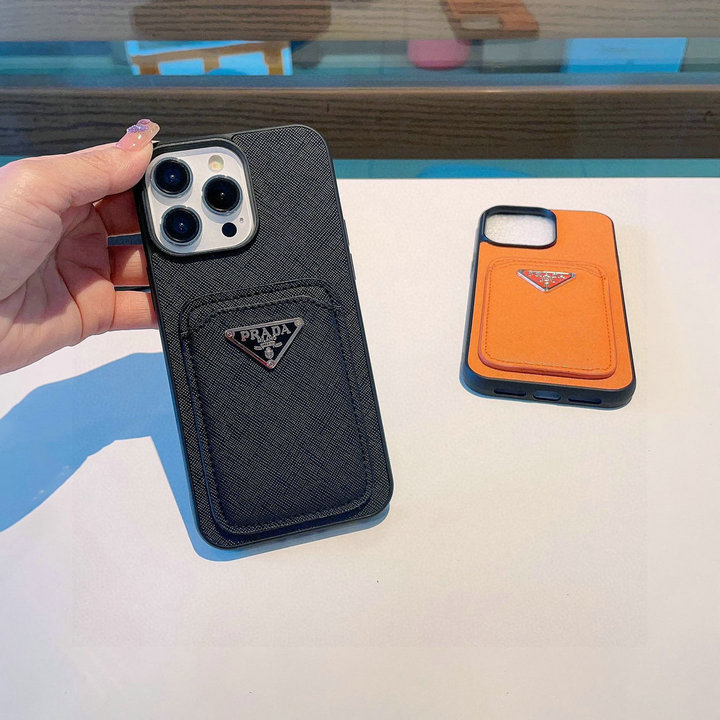 プラダ PRADA 2025年最新入荷 サフィアーノレザー スマートフォンケース カード入れ iphone用カバー 携帯ケース