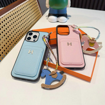 エルメス HERMES 2025年最新入荷 スマートフォンケース iphone用カバー 携帯ケース カード入れ