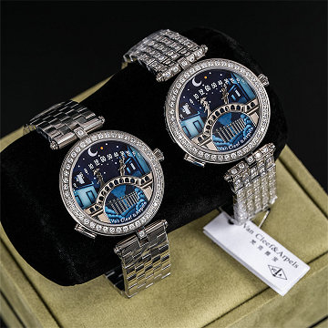 商品名称：ヴァン クリーフ アーペル Van Cleef Arpels  YXBL-VAT25001 2025年最新入荷 恋人の橋 腕時計 カップル ウォッチ 時計 ステンレスベルト