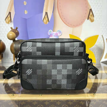 ルイヴィトン LOUISVUITTON 057-M14988 2025年新作 ナイル メッセンジャーバッグ ショルダーバッグ メンズ ダモフラージュ ブラック キャンバス