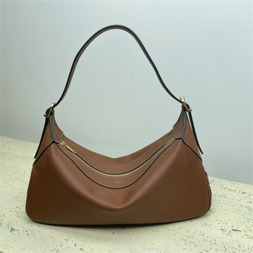 商品名称：セリーヌ CELINE 2025年新作 ロミー ミディアム ホーボーバッグ ハンドバッグ ソフトレザー カーフスキン レディース