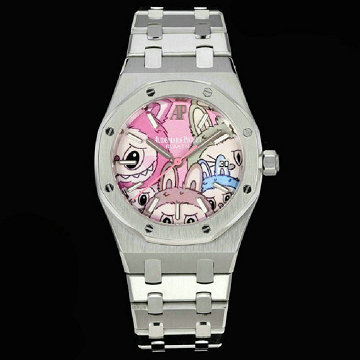 オーデマピゲ AUDEMARS PIGUET JS-APT25003W2025年新作 Labubu Blaken レディース ウォッチ自動巻き 腕時計 ステンレスベルト