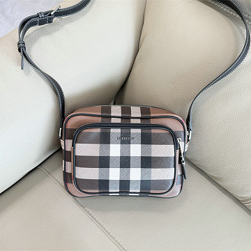 バーバリー BURBERRY GH-BR3484XK 2025年新作 チェック柄 スモールバッグ スクエアバッグ ショルダーバッグ