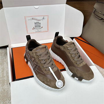 エルメス HERMES 26-HEJ25021Q 2025年新作 スニーカー レースアップシューズ スポーツシューズ 男女兼用