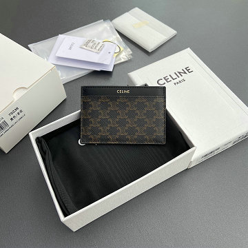 商品名称：セリーヌ CELINE 2025年新作 10B702 カードホルダー カードケース トリオンフキャンバス