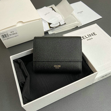 セリーヌ CELINE 2025年新作 10H573 トリオンフ コンパクトウォレット カードケース 名刺入れ
