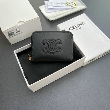 セリーヌ CELINE 2025年新作 10K533 ジップウォレット ファスナー短財布 ショートウォレット