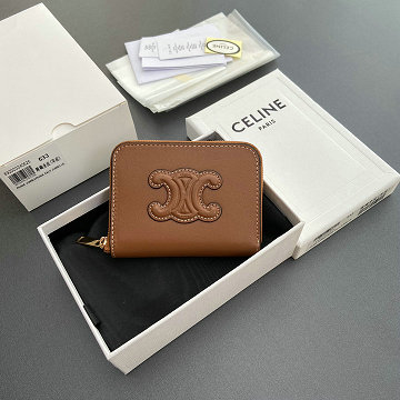 セリーヌ CELINE 2025年新作 10K533 ジップウォレット ファスナー短財布 ショートウォレット