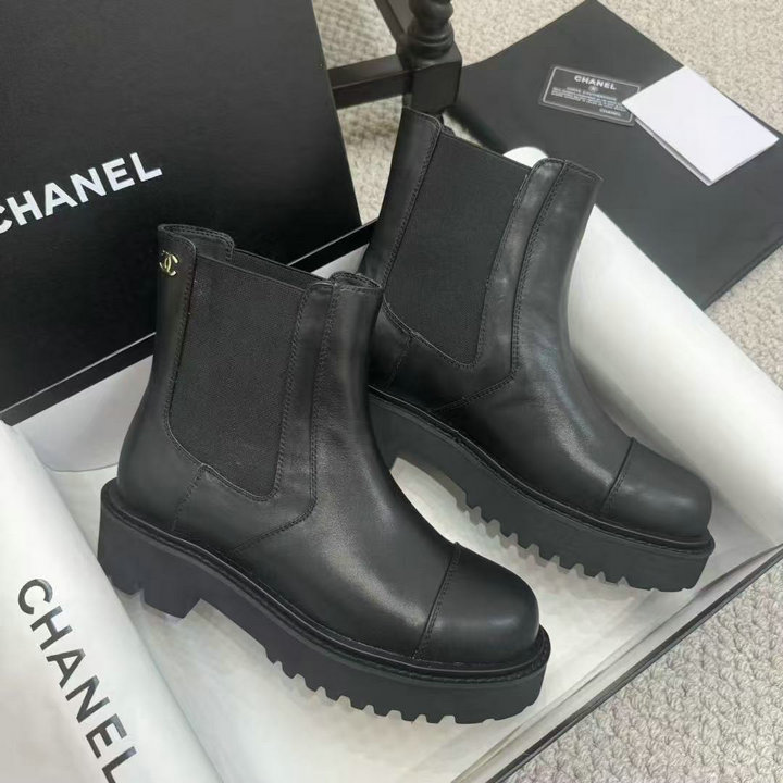 商品名称：シャネル CHANEL 2026年 ショートブーツ ミディヒール カジュアルシューズ 靴 レディース