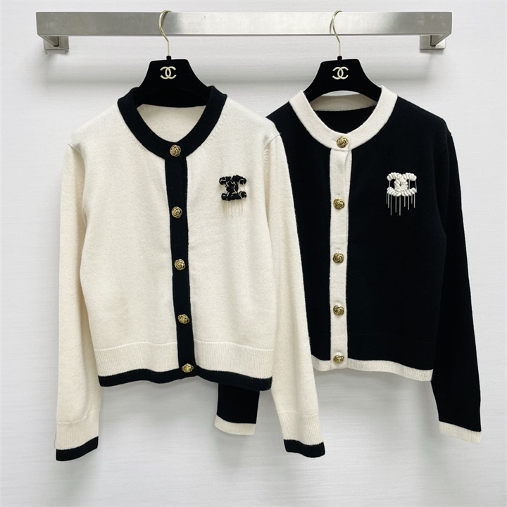 商品名称：シャネル CHANEL 2026年 レディース ニットカーディガン 長袖 前開き クルーネック ゆったり シンプル 秋冬 カジュアル トップス