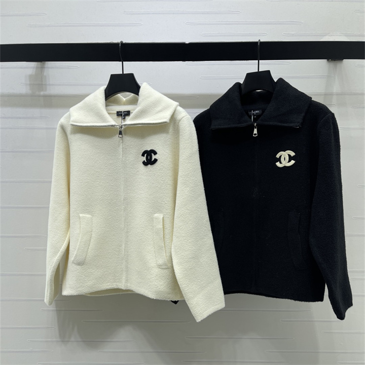 商品名称：シャネル CHANEL 2026年 レディース ニットカーディガン ジップコート 無地 長袖 おしゃれ 秋冬 トップス