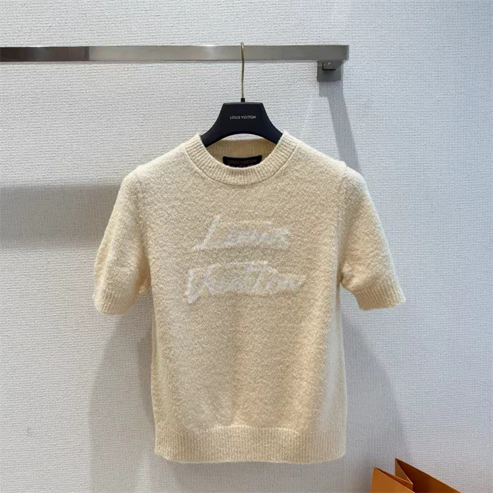 商品名称：ルイヴィトン LOUISVUITTON 2026年 ニット セーター 半袖 クルーネック シンプル 秋冬 カジュアル