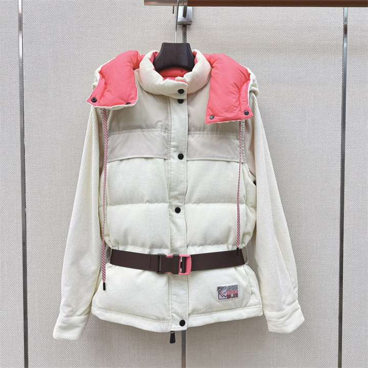 商品名称：モンクレール MONCLER 2026年 レディース ショート丈 ダウンジャケット 袖取り外し可能 ボリュームシルエット ショート丈 秋冬 防寒 アウター カジュアル
