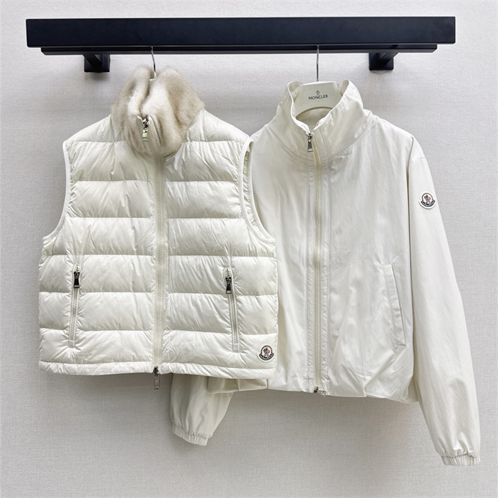 商品細詳を見る:モンクレール MONCLER 2026年 レディース ダウンジャケット 2点セット スタンドカラー ライトアウター ジャケット ダウンベスト カジュアル 秋冬 防寒