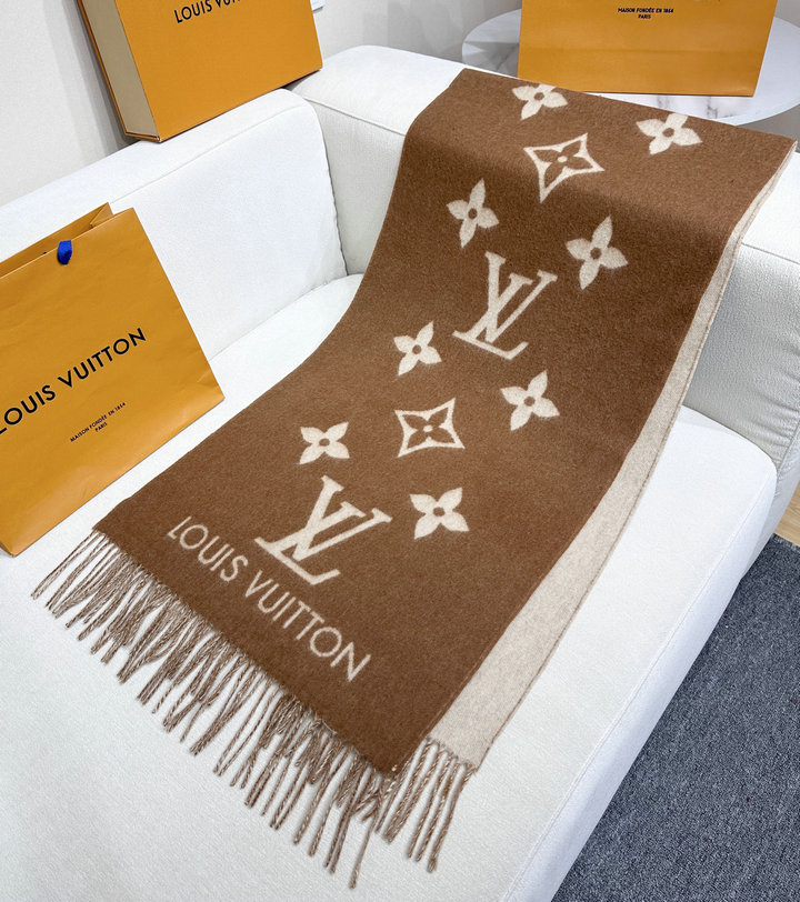 商品名称：ルイヴィトン LOUISVUITTON 2026年 レディース リバーシブルストール ロング マフラー ショール 秋冬 おしゃれ