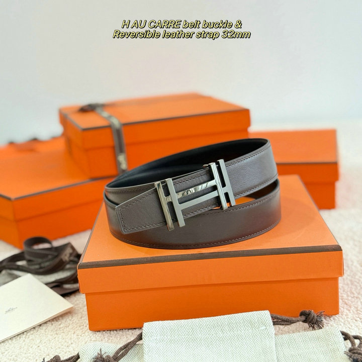 商品細詳を見る:エルメス HERMES 2026年 ベルト H au Carre バックル レザー メンズ