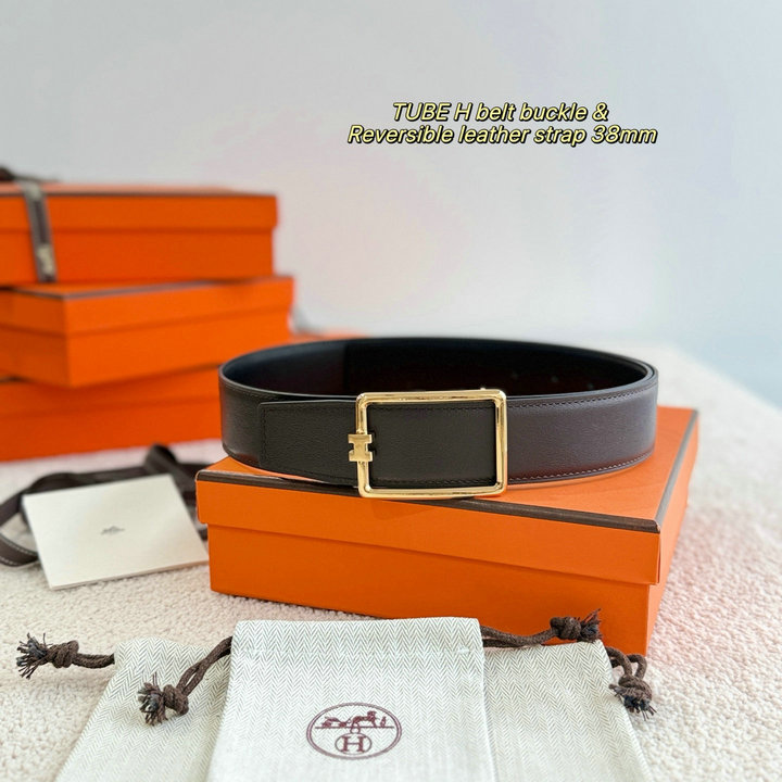 商品細詳を見る:エルメス HERMES 2026年 ベルト TUBE H バックル レザー メンズ