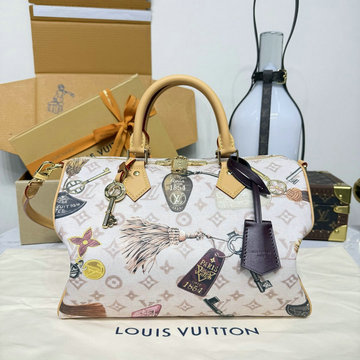 ルイヴィトン LOUISVUITTON 2026年 M29377 スピーディ ソフト 30 トートバッグ ショルダーバッグ コーティッド キャンバス