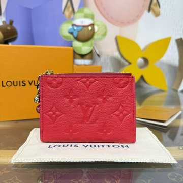 ルイヴィトン LOUISVUITTON 2026年 M28981 ポルトフォイユ リサ 二つ折り短財布 小銭入れ モノグラム アンプラント レザー