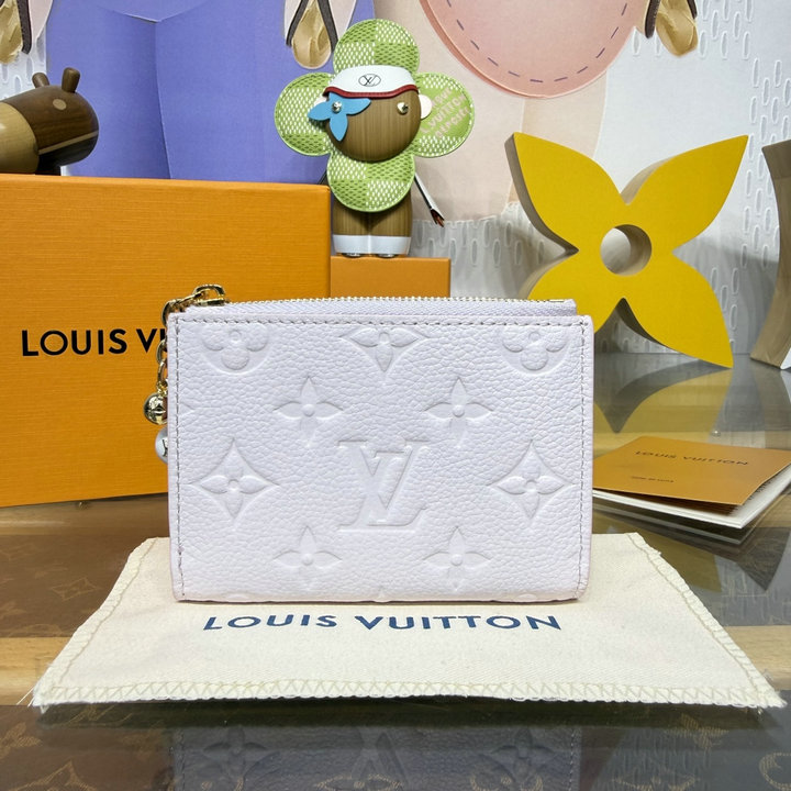 ルイヴィトン LOUISVUITTON 2026年 M29251 ポルトフォイユ リサ 二つ折り短財布 小銭入れ モノグラム アンプラント レザー