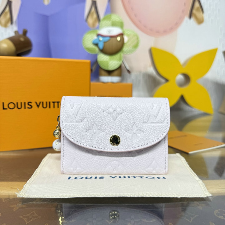 商品名称：ルイヴィトン LOUISVUITTON 2026年 M29249 ポルトモネ ロザリ 二つ折り財布 小銭入れ モノグラム アンプラント レザー