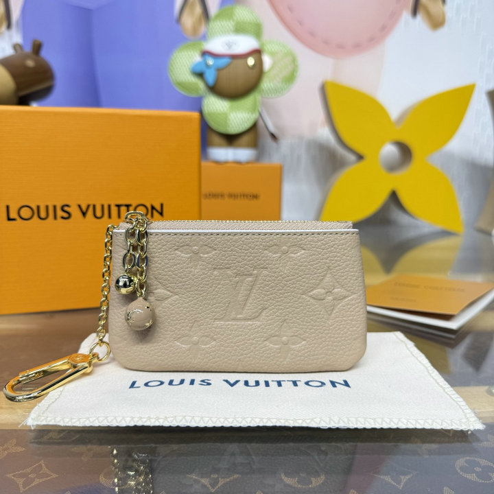 商品名称：ルイヴィトン LOUISVUITTON 2026年 M28993 カード キーケース ポシェット クレ 小銭入れ ファスナー短財布 モノグラム アンプラント レザー