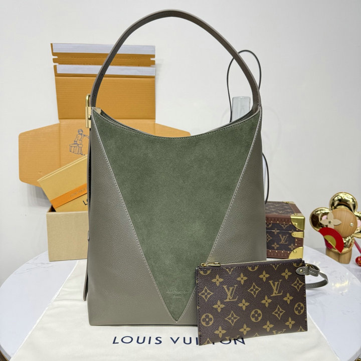 ルイヴィトン LOUISVUITTON 2026年 M29144 ホーボー MM トートバッグ ショルダーバッグ グレインカーフレザー