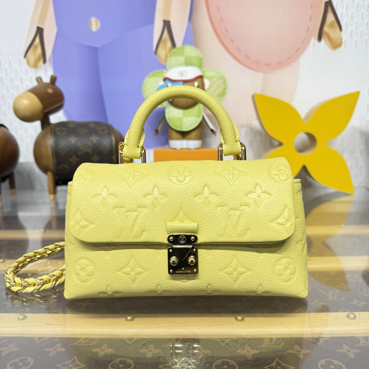ルイヴィトン LOUISVUITTON 2026年 M29378 ナノ マドレーヌ トートバッグ ショルダーバッグ モノグラム アンプラント レザー