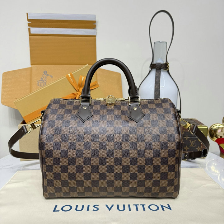 商品名称：ルイヴィトン LOUISVUITTON 2026年 N40590 スピーディ バンドリエール 30 トートバッグ ショルダーバッグ ダミエ エベヌ キャンバス