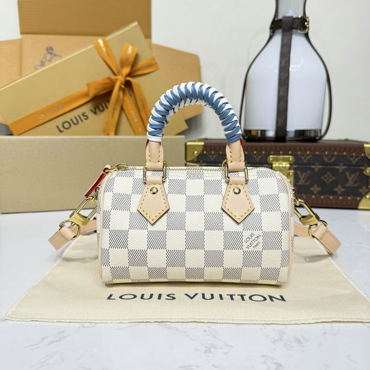 商品細詳を見る:ルイヴィトン LOUISVUITTON 2026年 N40918 ナノ スピーディ トートバッグ ショルダーバッグ コーティッド キャンバス