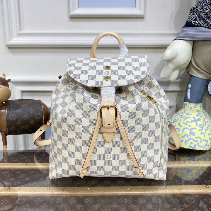商品名称：ルイヴィトン LOUISVUITTON 2026年 N41578 バックパック メンズ リュックサック ダミエ アズール キャンバス