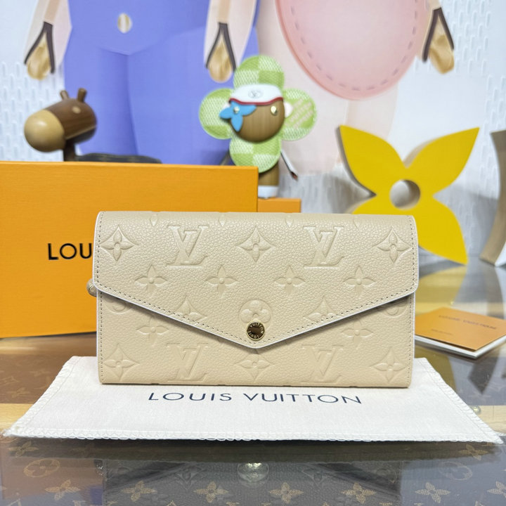ルイヴィトン LOUISVUITTON 2026年 M29465H ポルトフォイユ サラ ファスナー長財布 ロングウォレット モノグラム アンプラント レザー