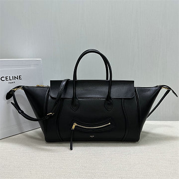 商品名称：セリーヌ CELINE 025-CE123693BK 2025年新作 スモール ニューラゲージ トートバッグ ハンドバッグ サプル シャイニー ラムスキン