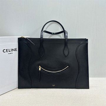 商品名称：セリーヌ CELINE 123963 2025年新作 カバ ニューラゲージ トートバッグ ハンドバッグ グロッシーカーフスキン