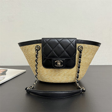 シャネル CHANEL 99-CH5951BK 2025/26年 クルーズ コレクション ショー スモール ショッピング バッグ ショルダーバッグ レディース