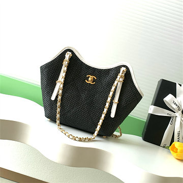 シャネル CHANEL 99-CH6015BK 2025/26年 クルーズ コレクション ショー スモール ショッピング バッグ ハンドバッグ ショルダーバッグ