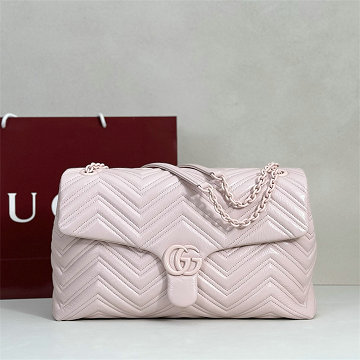グッチ GUCCI 99-GG850659PQF 2026年新作 GG マーモント フラップバッグ チェーン ショルダーバッグ レディース